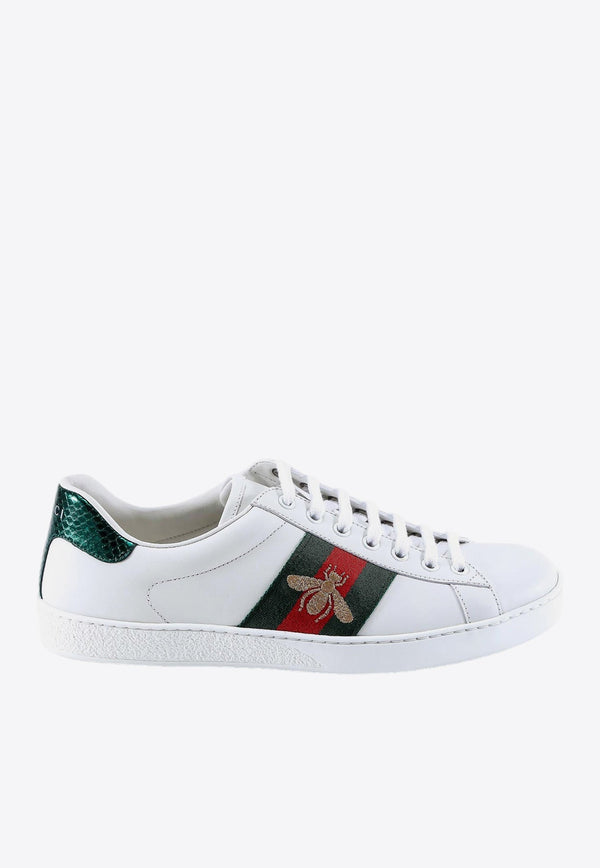 Ace Embroidered Low-Top Sneakers