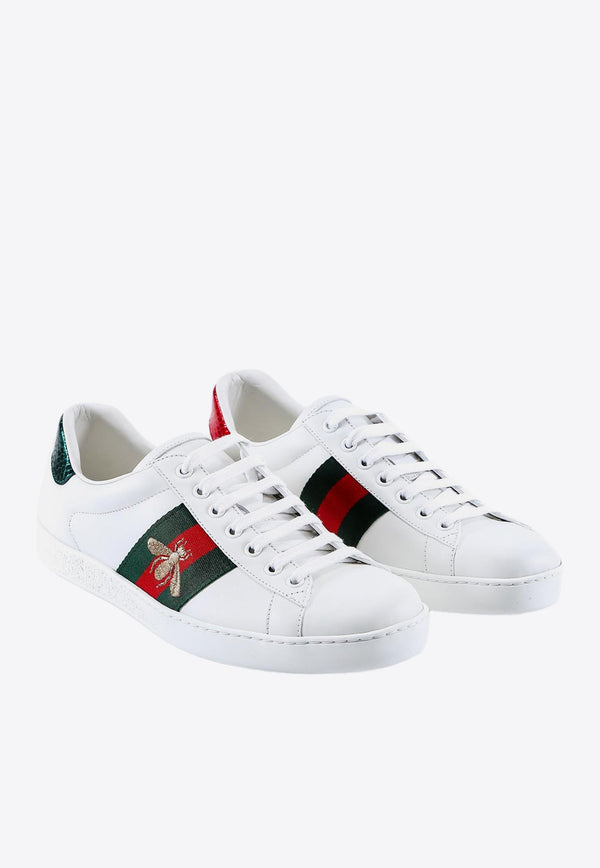 Ace Embroidered Low-Top Sneakers