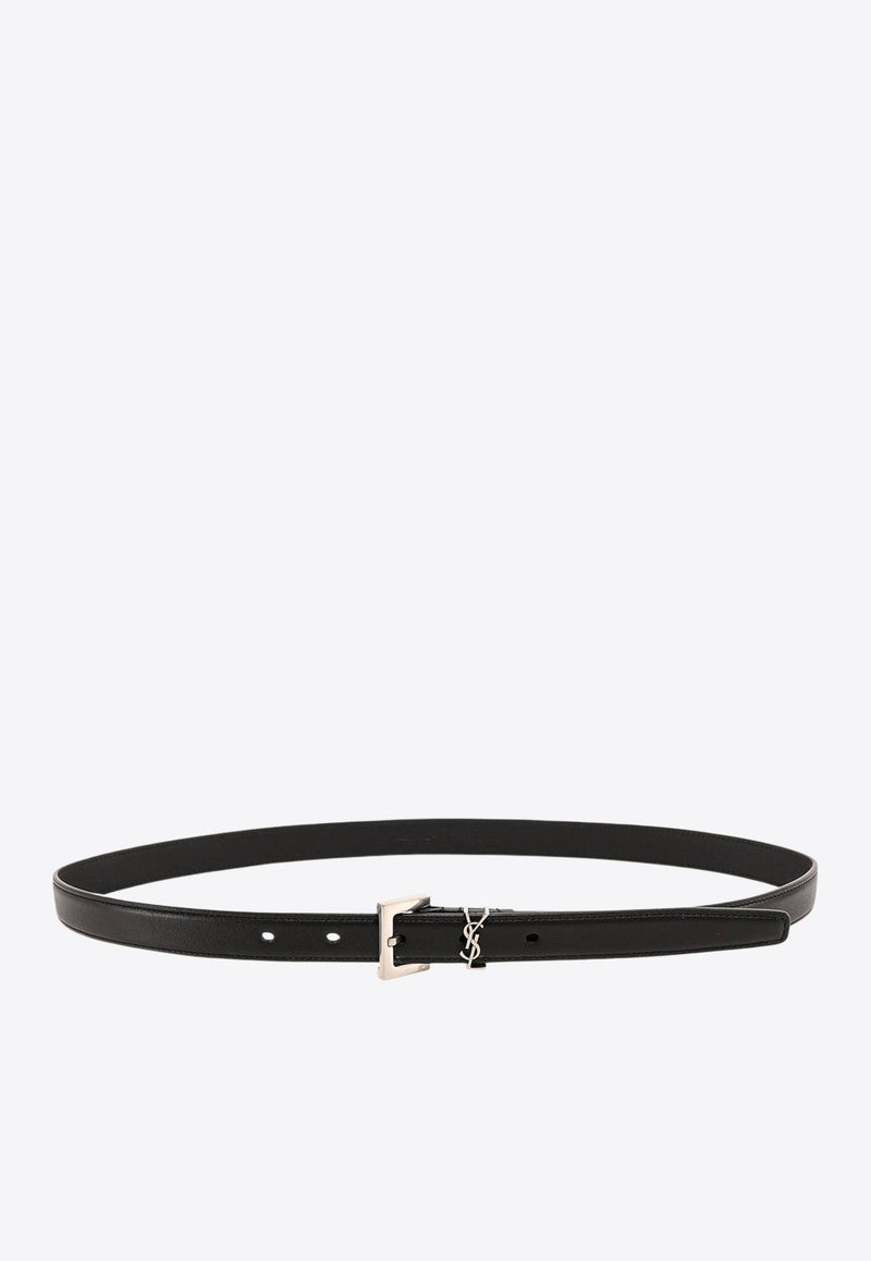 Cassandre Thin Leather Belt