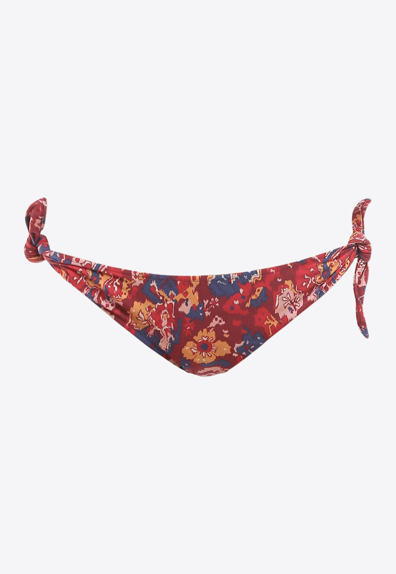 Sukie Floral Print Bikini Bottom