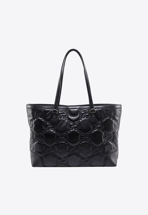 Medium GG Quilted Leather Top Handle Bag