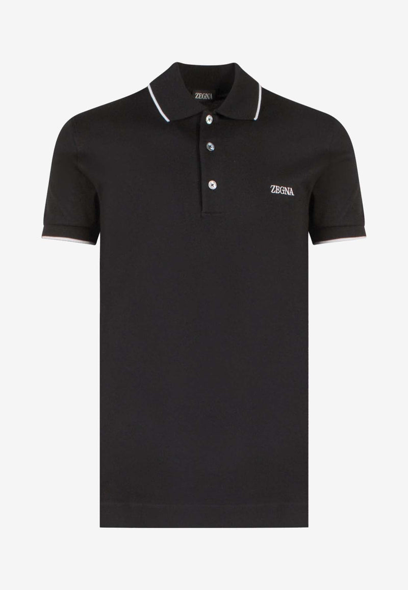 Embroidered Logo Polo T-shirt