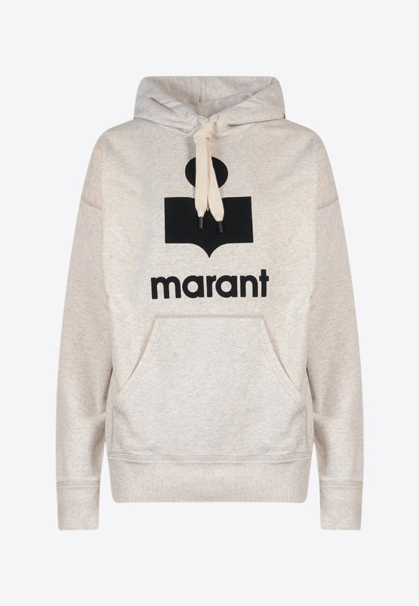 Mansel Logo Print Hooded Sweatshirt