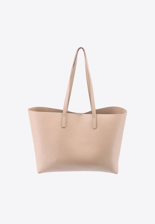 Large East/West Calf Leather Tote Bag