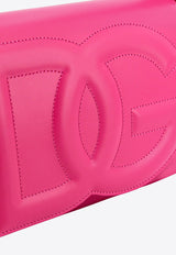 DG Logo Leather Shoulder Bag