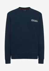 Logo Print Crewneck Sweatshirt