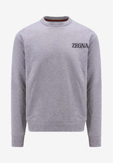 Logo Print Crewneck Sweatshirt