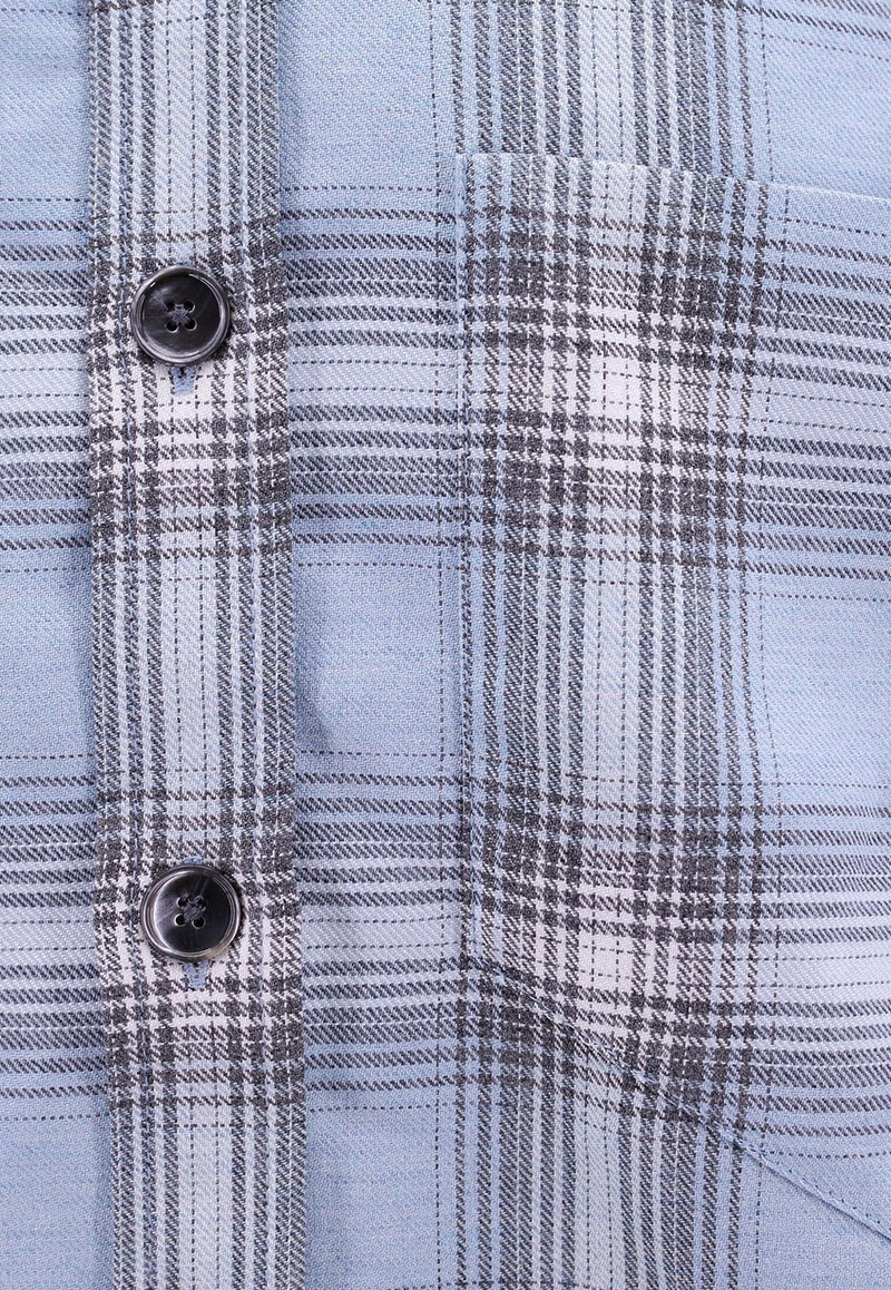 Check Pattern Long-Sleeved Shirt