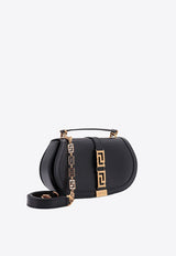 Greca Goddess Leather Shoulder Bag