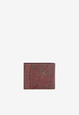 Paisley Jacquard Bi-Fold Wallet