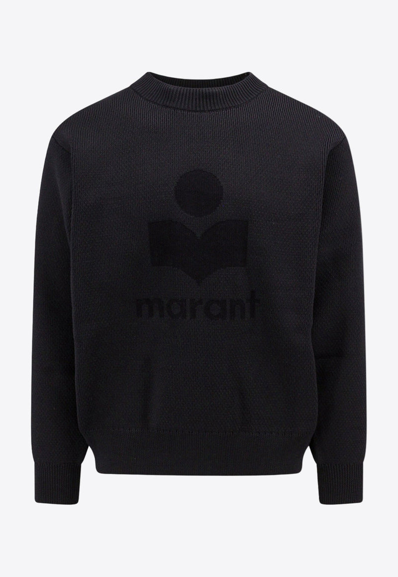 Logo Intarsia Crewneck Sweater