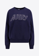 Embroidered Logo Crewneck Sweatshirt