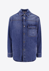 Signature VLogo  Denim Shirt