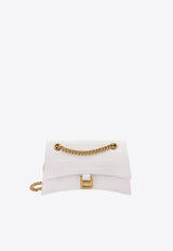 Small Crush Croc-Embossed Leather Shoulder Bag