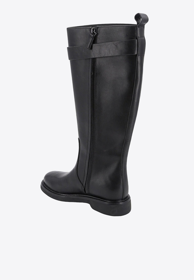 Double T Utility Knee-High Boots