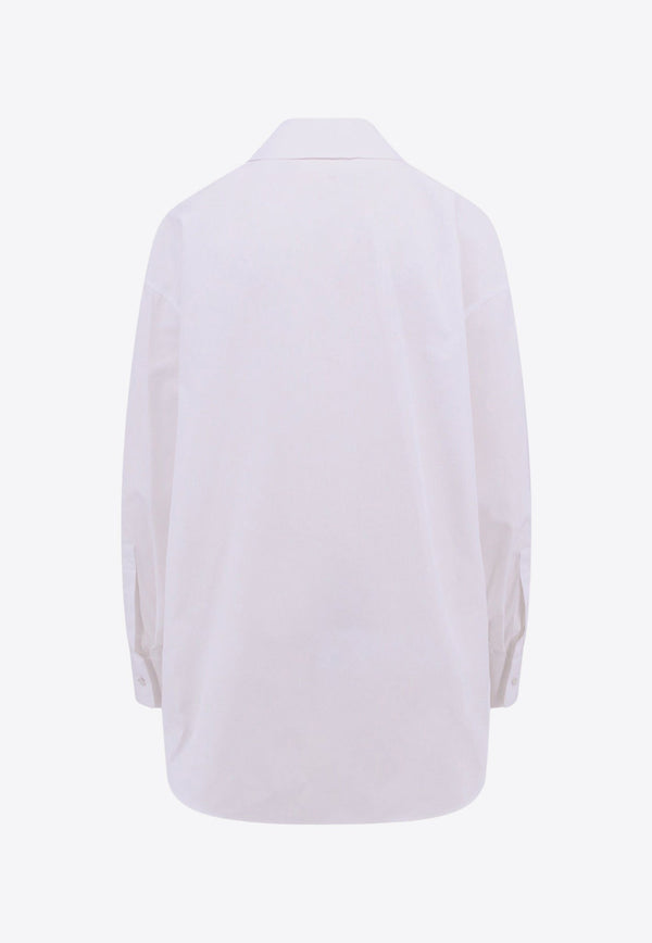 Draped Orchid Detail Shirt