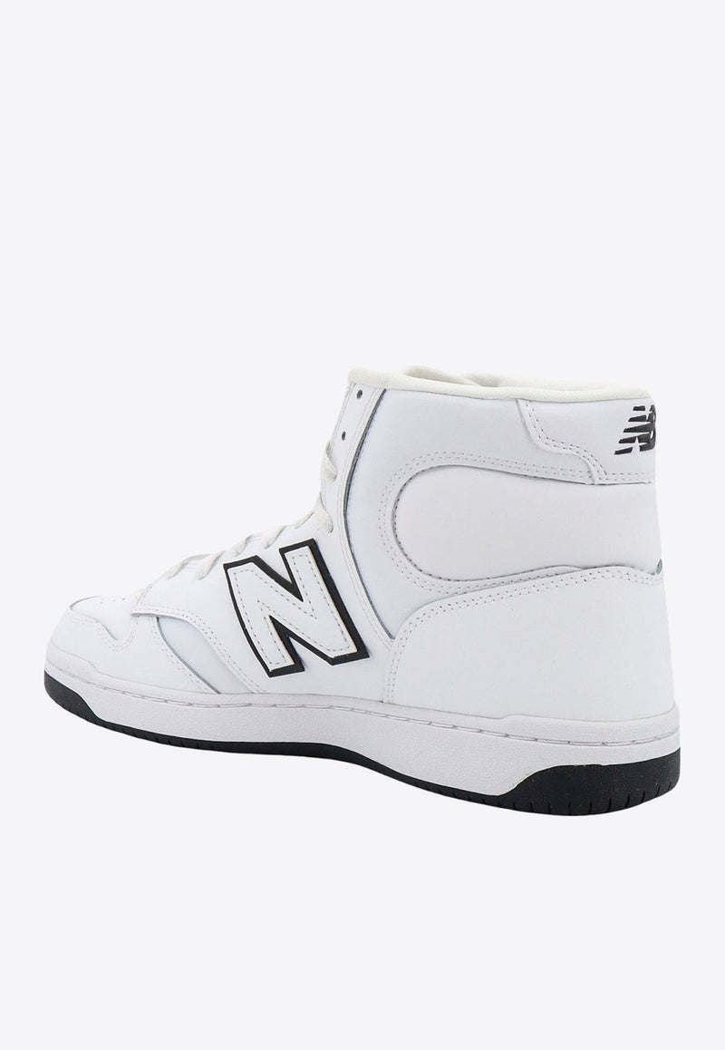 480 Leather High-Top Sneakers