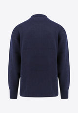 William Logo Intarsia Sweater