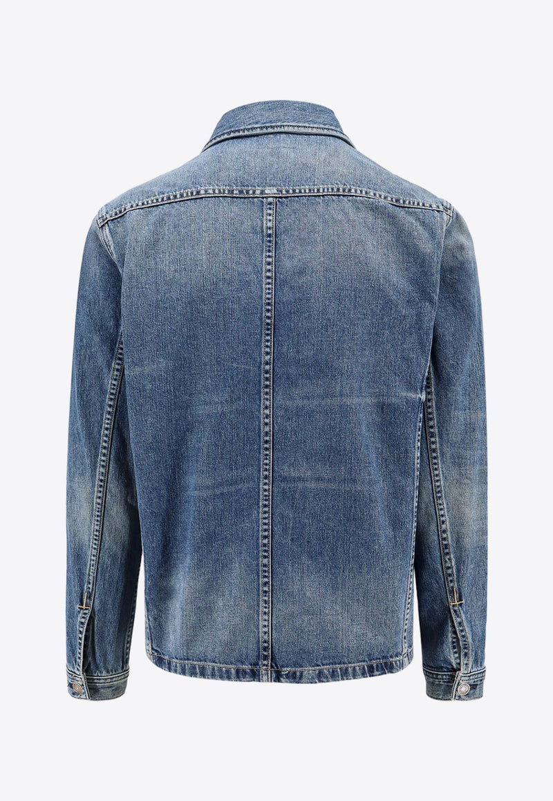 Buttoned Denim Jacket