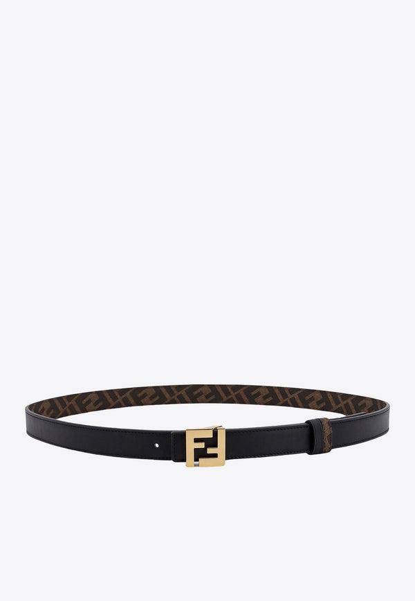 FF Logo Reversible Leather Belt