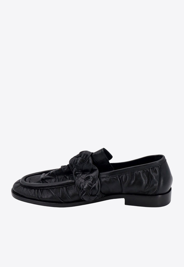 Astaire Crinkled Leather Loafer
