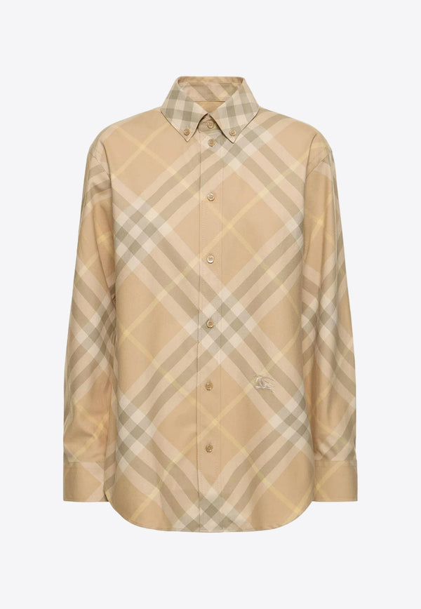 Vintage Check Long-Sleeved Shirt