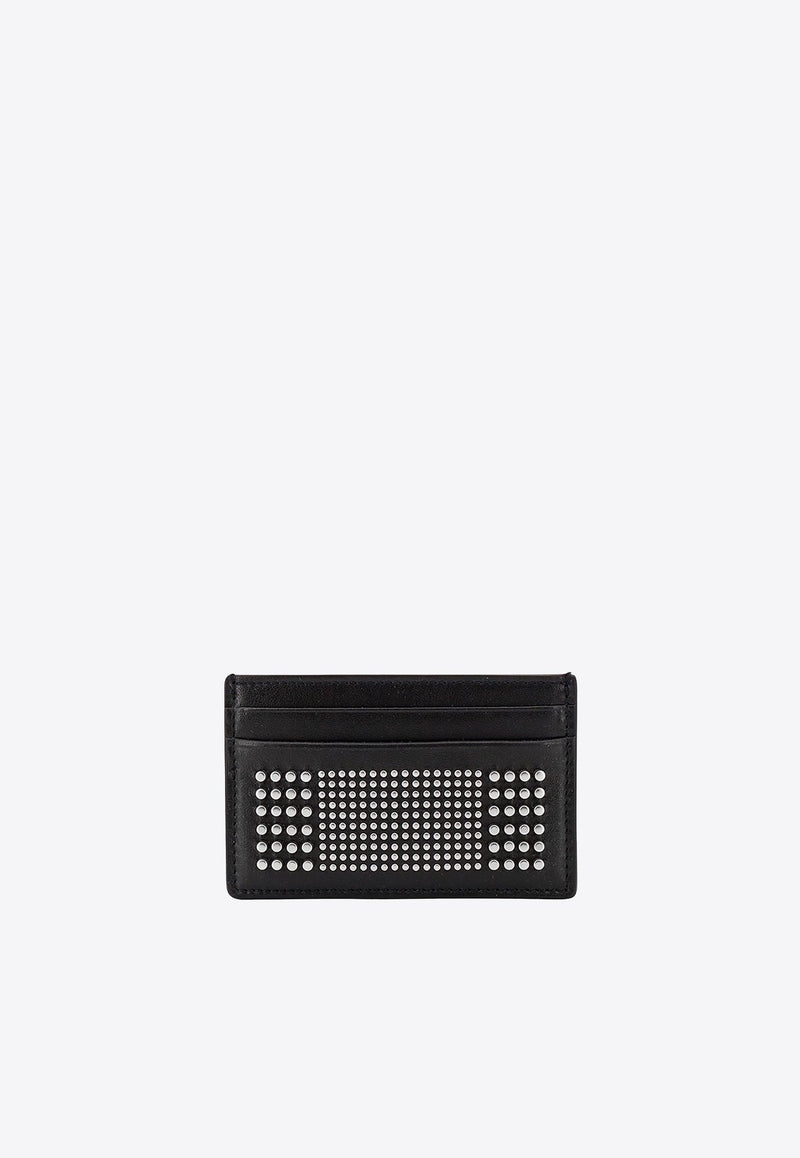 Studded Leather Cardholder