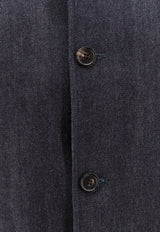 Spagna Stand-Collar Denim Jacket