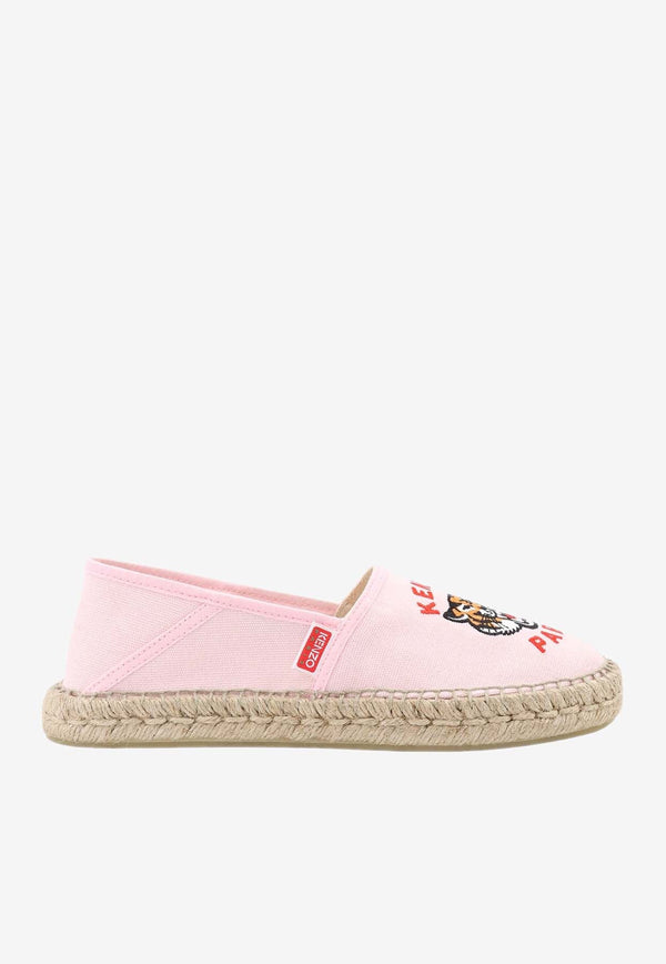 Lucky Tiger Embroidered Espadrilles