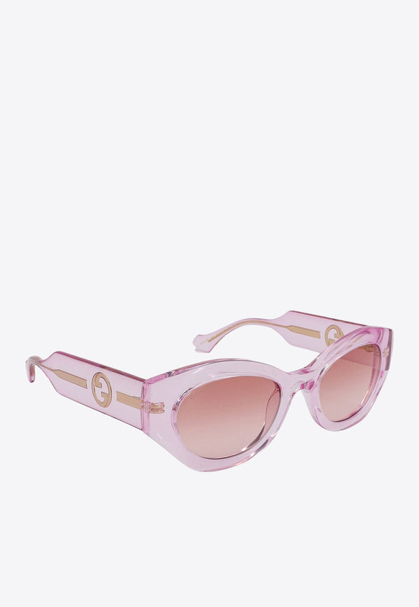 Oval Acetate Sunglasses