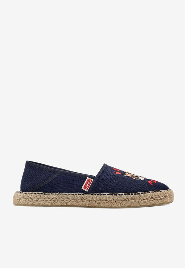 Lucky Tiger Embroidered Espadrilles