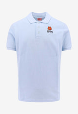 Boke Flower Embroidered Polo T-shirt