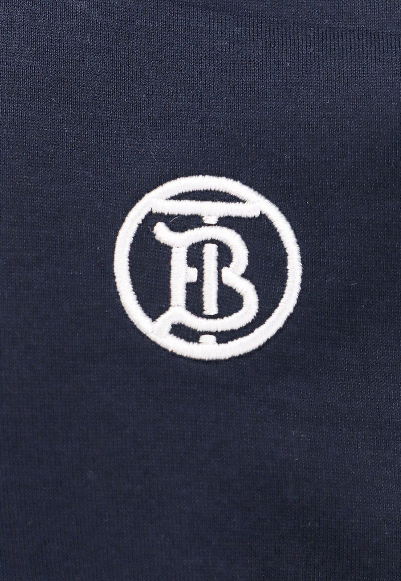 Logo-Embroidered Crewneck T-shirt