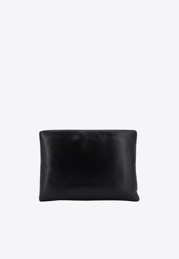 Large Puffy Leather Pouch