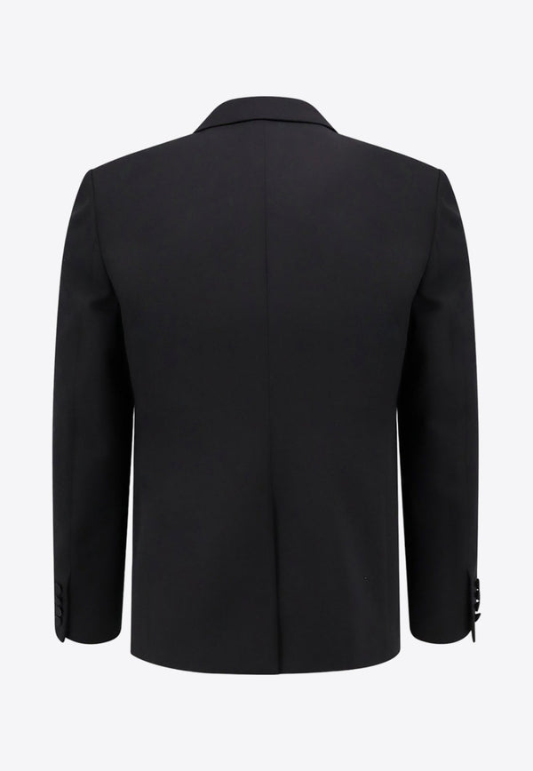 Single-Breasted Tuxedo Wool Jacket