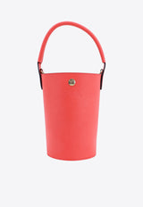 XS Épure Leather Bucket Bag