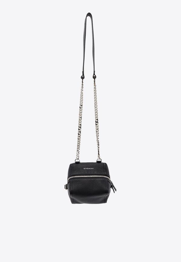Mini Pandora Grained Leather Crossbody Bag