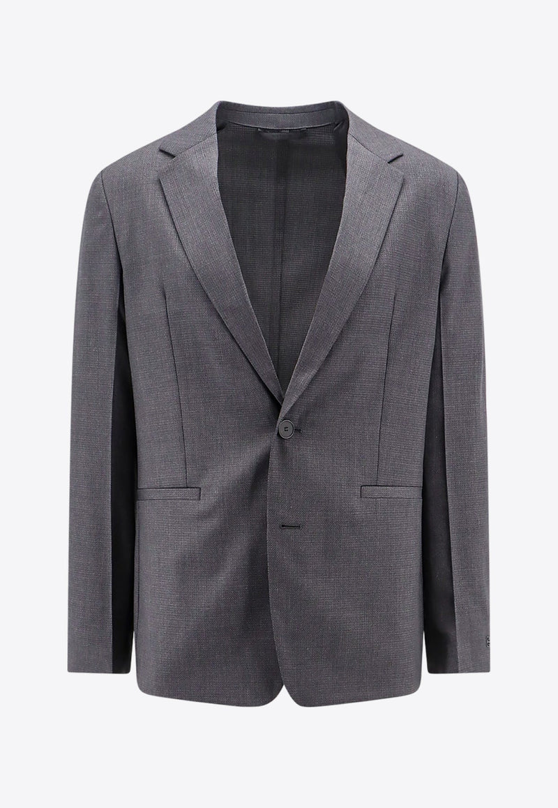 Wool Single-Breasted Blazer