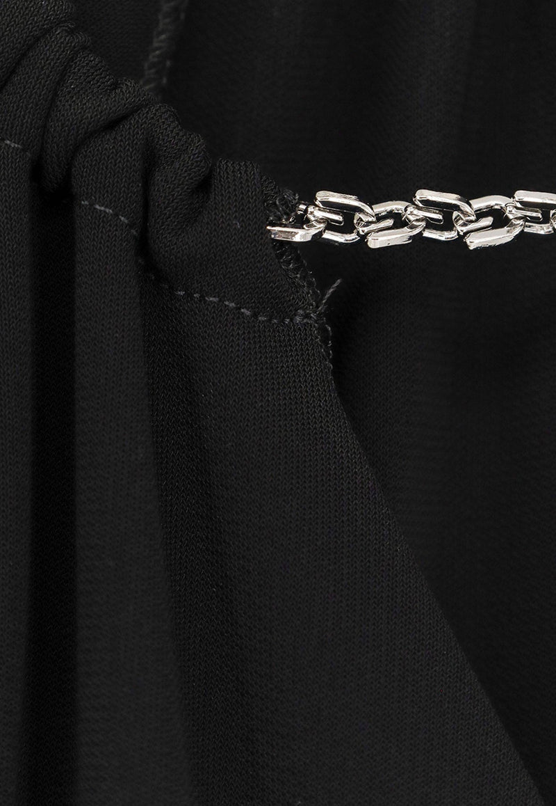 Chain Straps Midi Dress