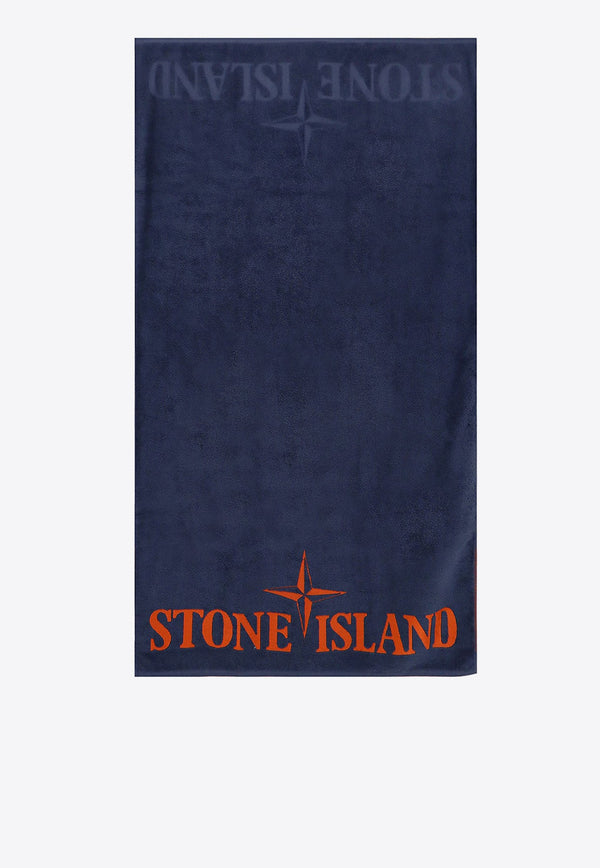 Logo Embroidered Beach Towel