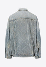 All-Over Logo Denim Jacket