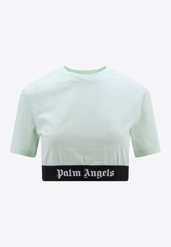 Logo Tape Cropped T-shirt