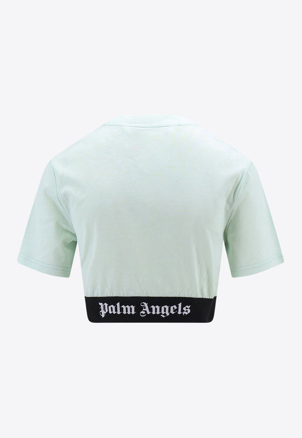 Logo Tape Cropped T-shirt