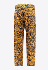 Cheetah Print Track Pants