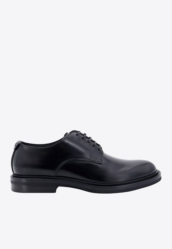 Brushed Leather Derby Shoes