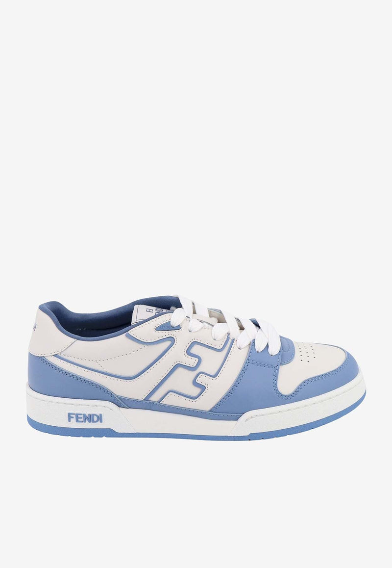 Match FF Logo Leather Sneakers