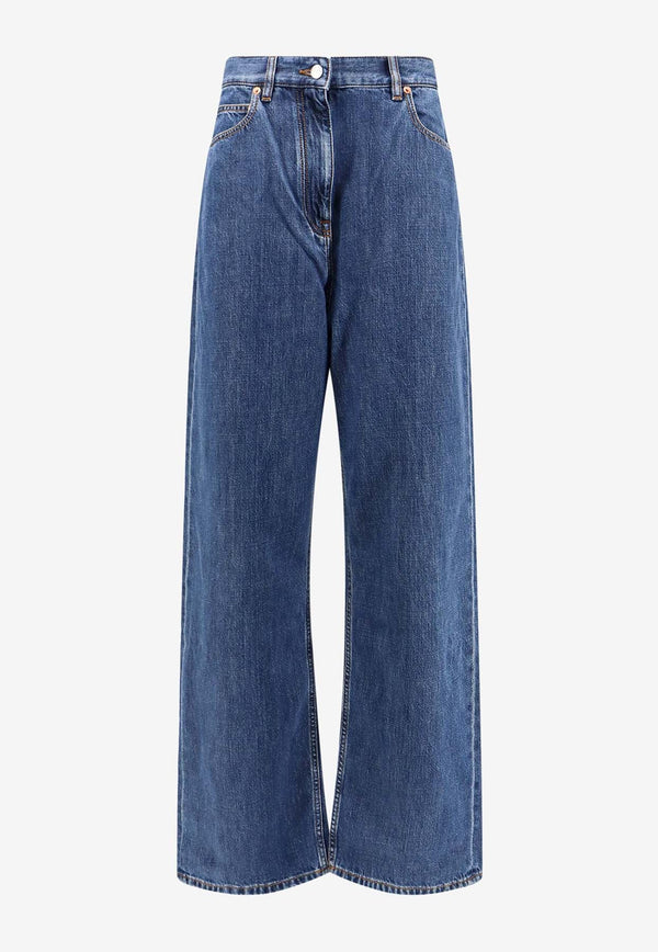 Basic Wide-Leg Jeans