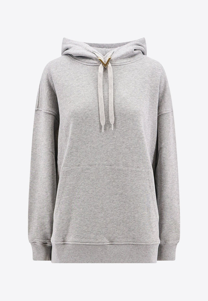 V Detailed Hooded Sweatshirt