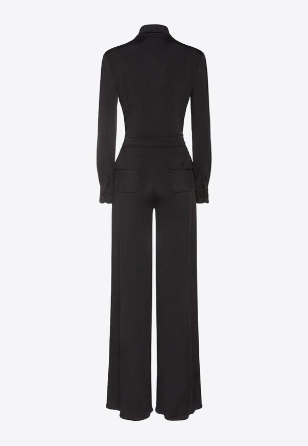 Straight-Leg Jersey Jumpsuit