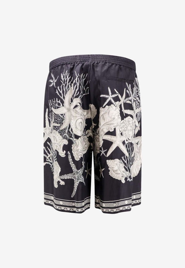 Barocco Sea Silk Bermuda Shorts